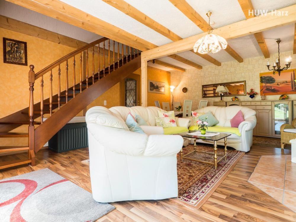 Idyllisches Ferienhaus Bei Wernigerode Benzingerode Buitenkant foto